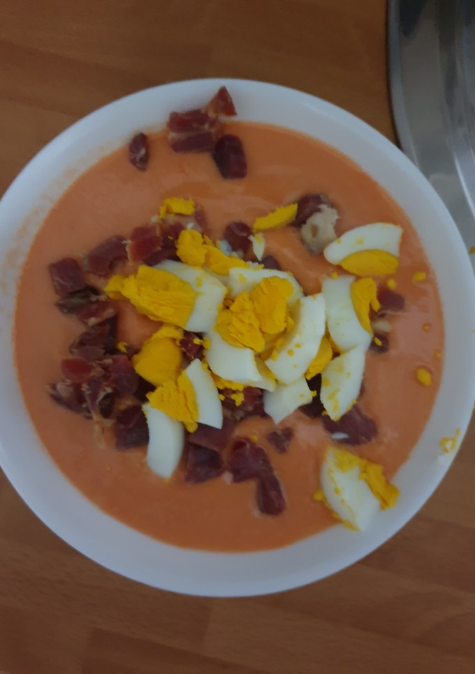 Una foto de Salmorejo