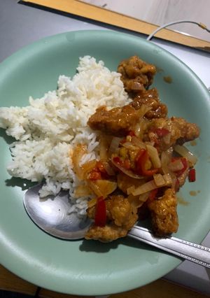 Foto resep Ayam goreng asam manis