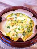 Quiche express con mozzarella - templado