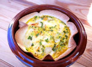 Foto principal de Quiche express con mozzarella - templado