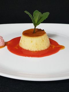 Una foto de Flan de Huevo