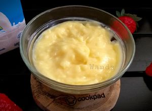 Foto resep Custard Cream isian bomboloni / Roti sobek / Pie / Soes / Pastry