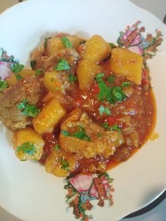 O poză a rețetei Gulaș cu pulpă de porc.