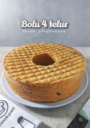 Foto resep Bolu Lembut 4 Telur tanpa pengembang