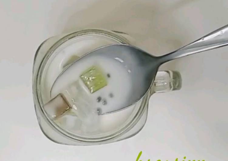 Langkah Mudah untuk Membuat Es teler rendah gula Anti Gagal