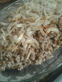 صورة لوصفة مجدرة برغل