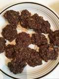 Galletas fáciles de banana choco y avena