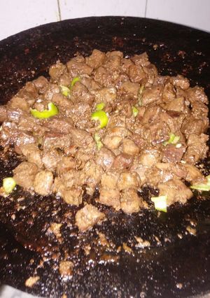 A picture of Tawa fry kalaji.