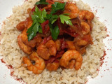 Camarones en salsa