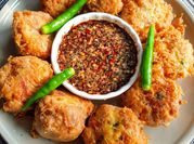 Gambar sambal kicap tahu bergedil