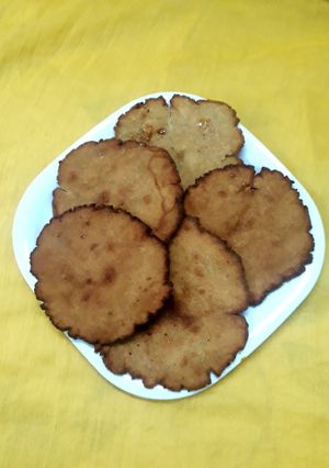 A picture of Meethi Gud ki Poori.