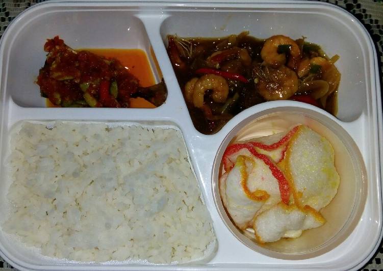 Resep Udang saus tiram (bekal suami) yang Enak