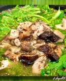 Canh Rau Tần Ô Nấu Nấm