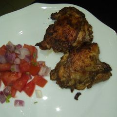 A picture of Oven roasted chicken.