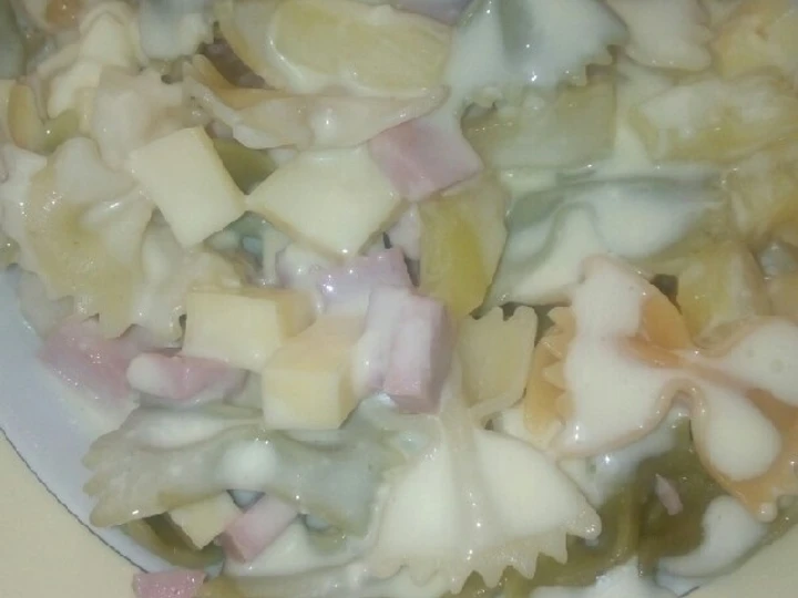 Cómo Hacer Ensalada de pasta con salsa de piña  que Delicioso