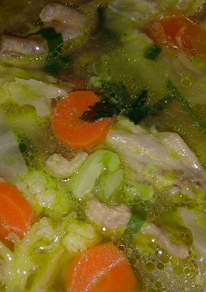 Foto resep Sup ayam plus cekernya