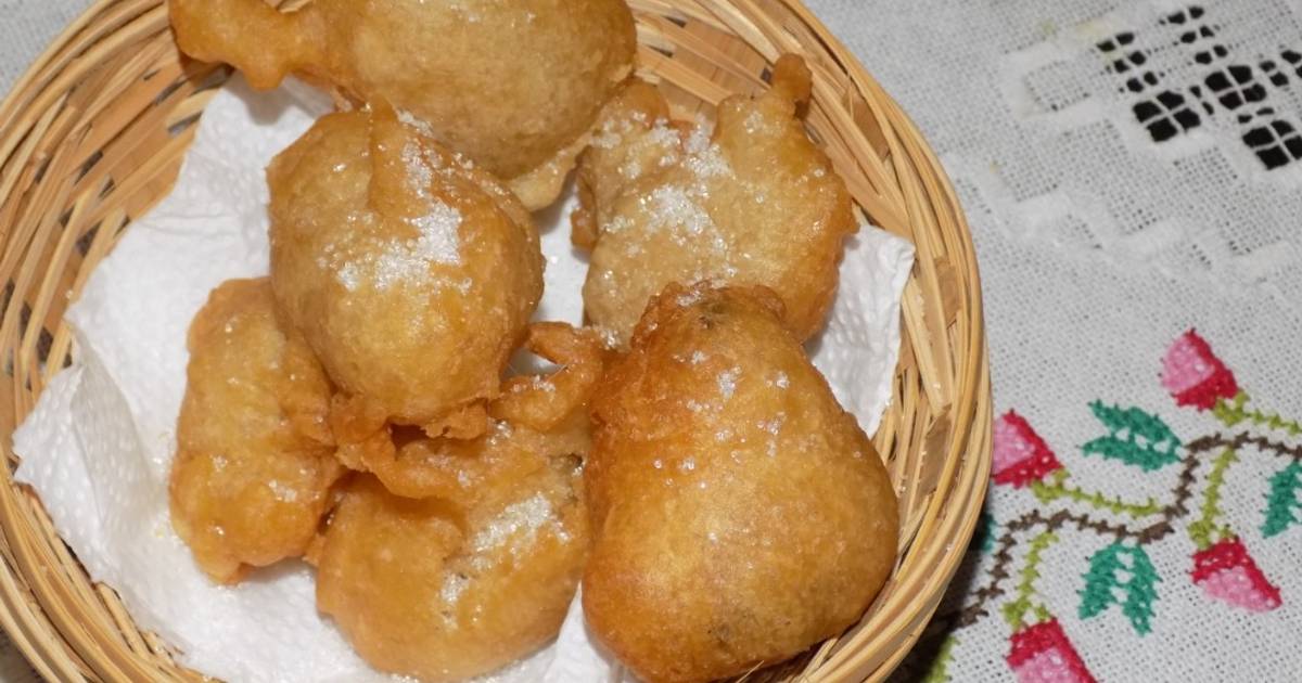 Buñuelos (sin huevo, leche ni manteca) Receta de La profe Luisa- Cookpad