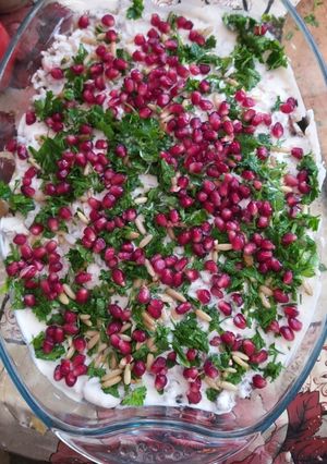 صورة لوصفة فتة بيتنجان