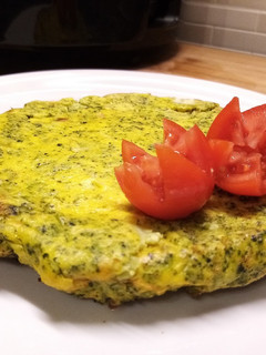 Foto di Frittata di broccoli in friggitrice ad aria