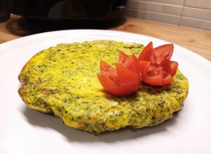 Foto di Frittata di broccoli in friggitrice ad aria