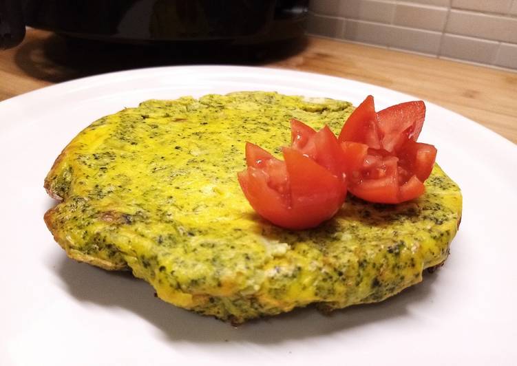 Frittata di broccoli in friggitrice ad aria