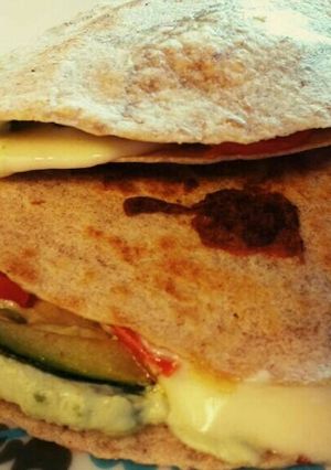 Una foto de Quesadillas de verduras y queso 🌮