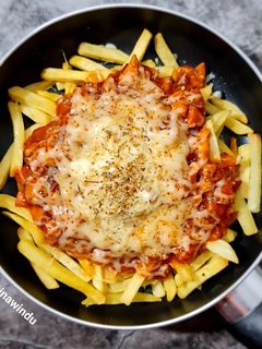 Foto resep Kentang Goreng Saos Bolognese