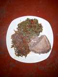 Fried Omena, Kienyeji and brown Ugali