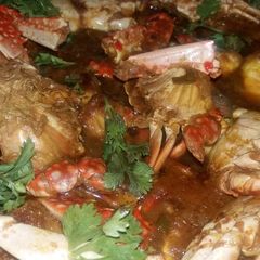 A picture of Crab curry.