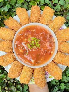Foto resep Nugget tempe saus asam manis