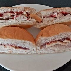 A picture of My turkey +Brie Barms.