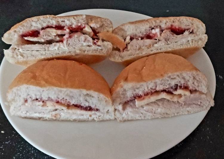 Recipe of Quick My turkey +Brie Barms #Lunch