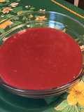 Compote de cerises et cassis