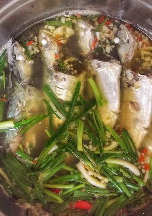 Hình của món Cá bạc má kho lạt.