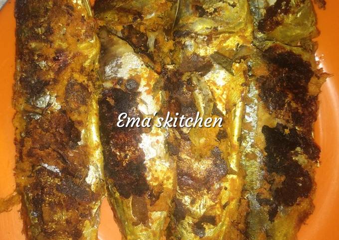 74. Ikan kembung bakar teflon