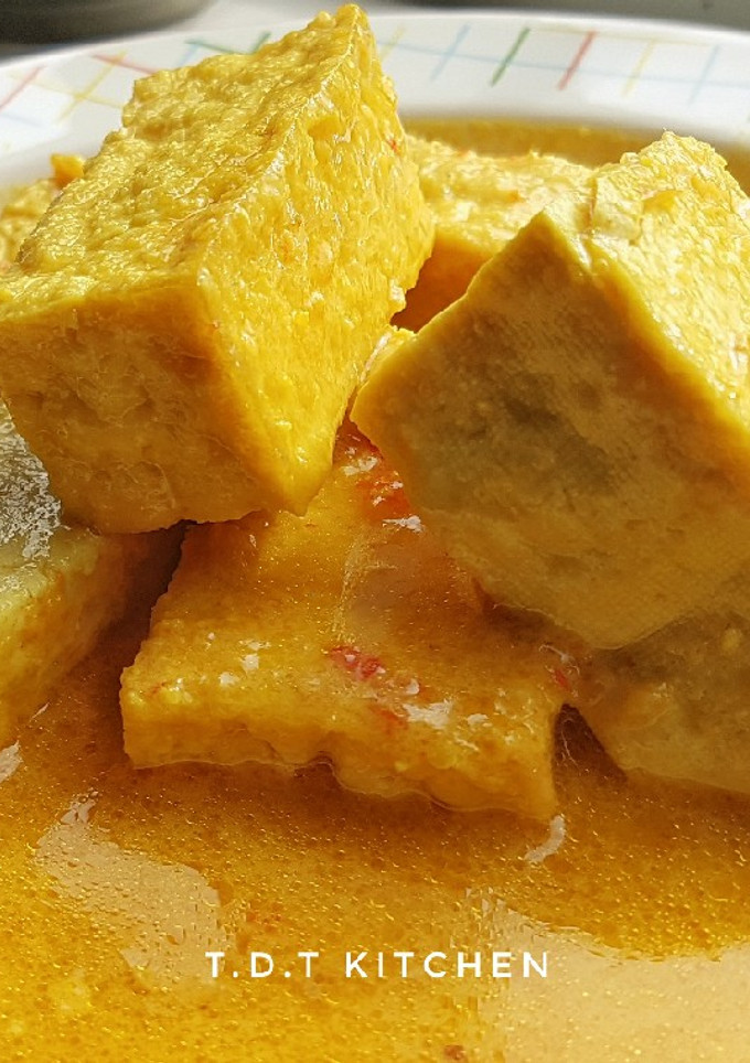 Foto resep Sayur tahu kuning ala warteg