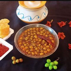 A picture of Raw Karonda pickle.