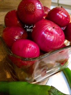 عکسی از دستور پیاز ترشی