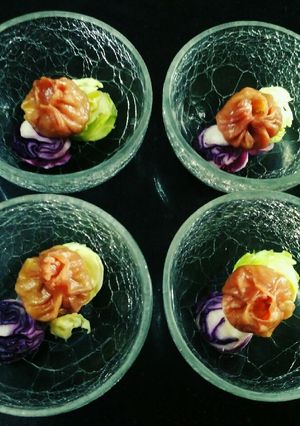 A picture of Veg momos.