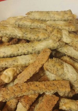 Sós, mákos süti recept fotója