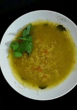 عکسی از دستور سوپ جو آماده