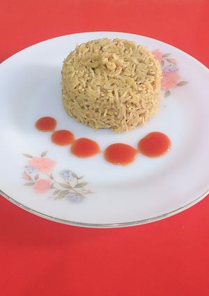 A picture of Split chickpeas rice.