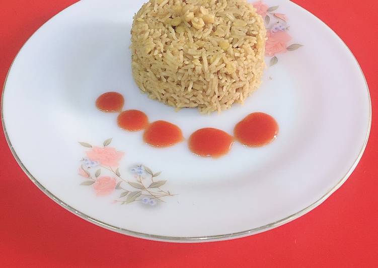 Recipe of Speedy Split chickpeas rice