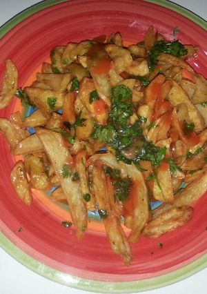 A picture of Chips masala season ingredients contest.