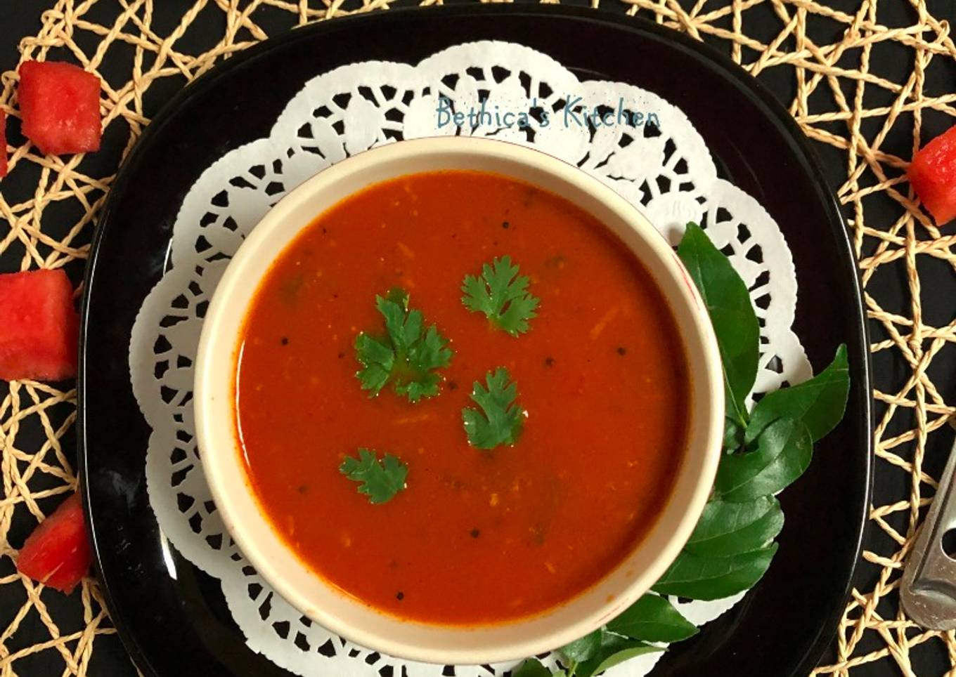 Simple Way to Prepare Award-winning Watermelon Rasam