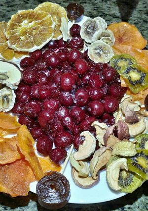 عکسی از دستور میوه خشک