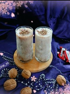 عکسی از دستور شیر موز موکا