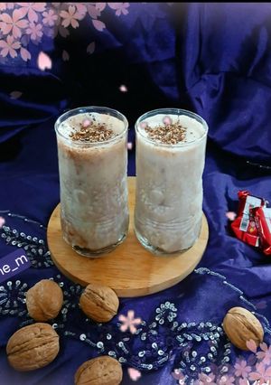 عکسی از دستور شیر موز موکا