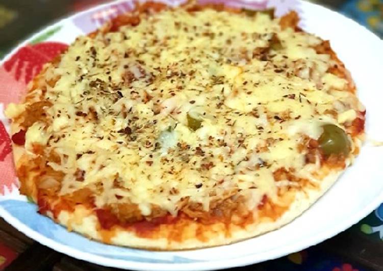 How to Make Homemade Chicken pizza😋