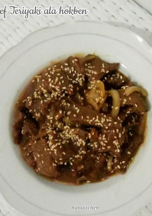 Foto resep Beef Teriyaki Ala Hokben